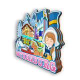 Refrigerator Magnet for Gothenburg Sweden  2162