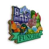 Refrigerator Magnet for Funchal Portugal  1966