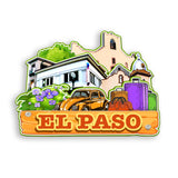 Kühlschrankmagnet für El Paso Texas USA 391