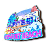 Магнит на холодильник для Ньюпорт-Бич, Калифорния, США 243