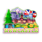 Refrigerator Magnet for Newcastle UK  1450