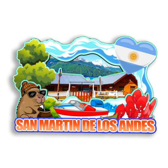 Refrigerator Magnet for San Martin De Los Andes Argentina  2835