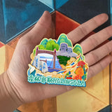 Refrigerator Magnet for Holin Gol, Inner Mongolia, China  861
