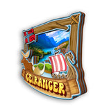 Kühlschrankmagnet für Geiranger Norwegen 2292