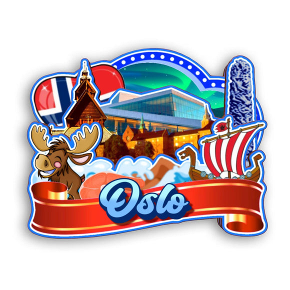 Refrigerator Magnet for Oslo Norway  2266