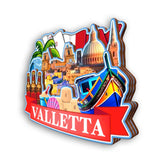 Refrigerator Magnet for Valletta Malta  2295