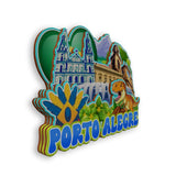 Refrigerator Magnet for Porto Alegre Brazil  1919