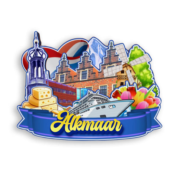Refrigerator Magnet for Alkmaar Netherlands  1994