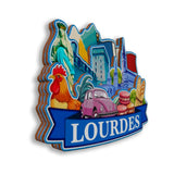 Refrigerator Magnet for Lourdes France  2585