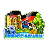 Refrigerator Magnet for Hohenschwangau Germany  1251