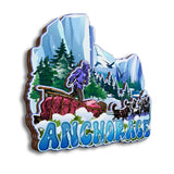 Refrigerator Magnet for Anchorage Alaska USA  101