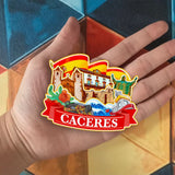 Refrigerator Magnet for Caceres Spain  1544