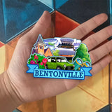 Refrigerator Magnet for Bentonville Arkansas USA  340