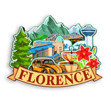 Kühlschrankmagnet für Florence Alabama USA 351