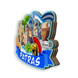 Refrigerator Magnet for Patras Greece  1737