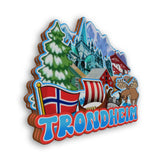 Kühlschrankmagnet für Trondheim Norwegen 2275