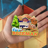 Магнит на холодильник для Монтаны, США 1028