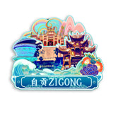 Kühlschrankmagnet für Zigong, Sichuan, China 582