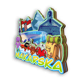 Refrigerator Magnet for Makarska Croatia  2237