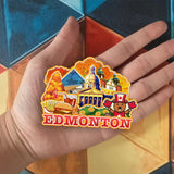 Refrigerator Magnet for Edmonton Canada  1856