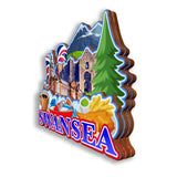 Refrigerator Magnet for Swansea UK  2861