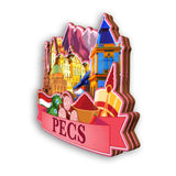 Refrigerator Magnet for Pecs Hungary  2143