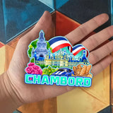 Refrigerator Magnet for Chambord France  1341