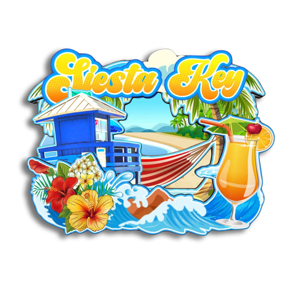 Kühlschrankmagnet für Siesta Key Florida USA 193