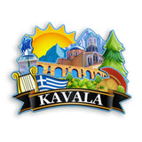 Refrigerator Magnet for Kavala Greece  1736