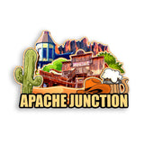Refrigerator Magnet for Apache Juction Arizona USA  323