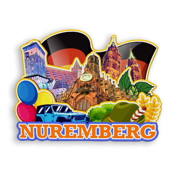 Refrigerator Magnet for Nuremberg Germany  1194