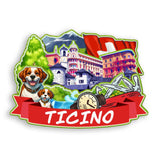 Refrigerator Magnet for Ticino Switzerland  2056