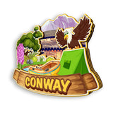 Kühlschrankmagnet für Conway Arkansas USA 338