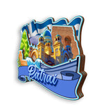 Refrigerator Magnet for Patrai Greece  1781