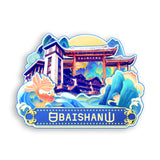 Refrigerator Magnet for Baishan, Jilin, China  728