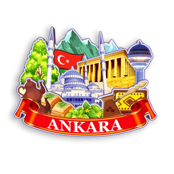 Refrigerator Magnet for Ankara Turkey  1630