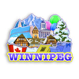 Kühlschrankmagnet für Winnipeg, Kanada 1863