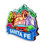 Refrigerator Magnet for Santa Fe New Mexico USA  1060