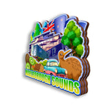 Refrigerator Magnet for Marlborough Sounds New Zealand  2757