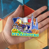 Refrigerator Magnet for Strasbourg France  1349