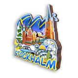 Kühlschrankmagnet für Stockhalm Schweden 2161