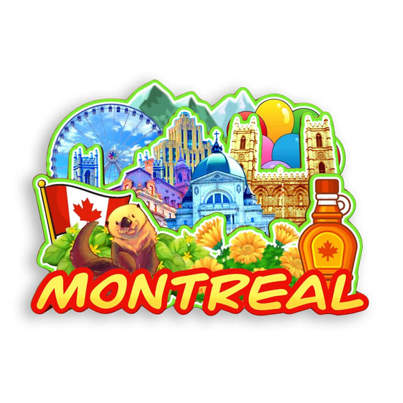 Refrigerator Magnet for Montreal Canada  1852