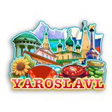 Refrigerator Magnet for Yaroslavl Russia  2552