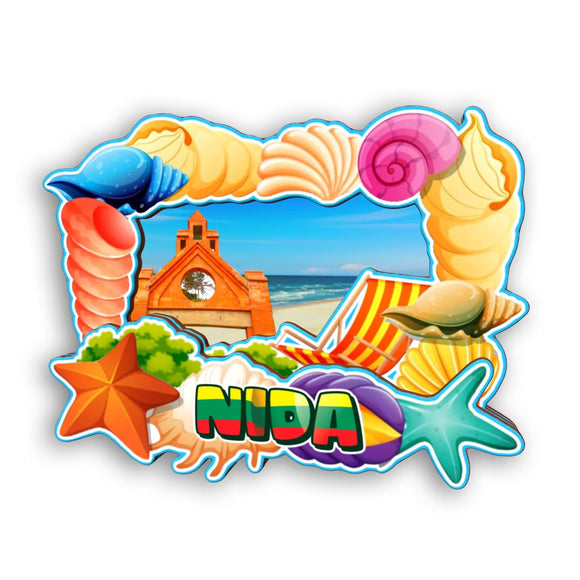 Refrigerator Magnet for Nida Lithuania  2483