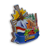 Магнит на холодильник для компании Nuenen, Нидерланды, 1984 г.