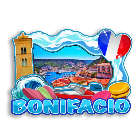 Refrigerator Magnet for Bonifacio France  2624