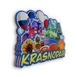 Kühlschrankmagnet für Krasnodar, Russland 2534