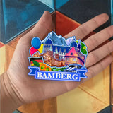 Refrigerator Magnet for Bamberg Germany  1234