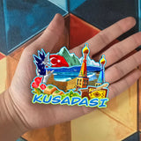 Kühlschrankmagnet für Kusadasi, Türkei 1654