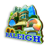 Магнит на холодильник для Роли, Северная Каролина, США, 1081